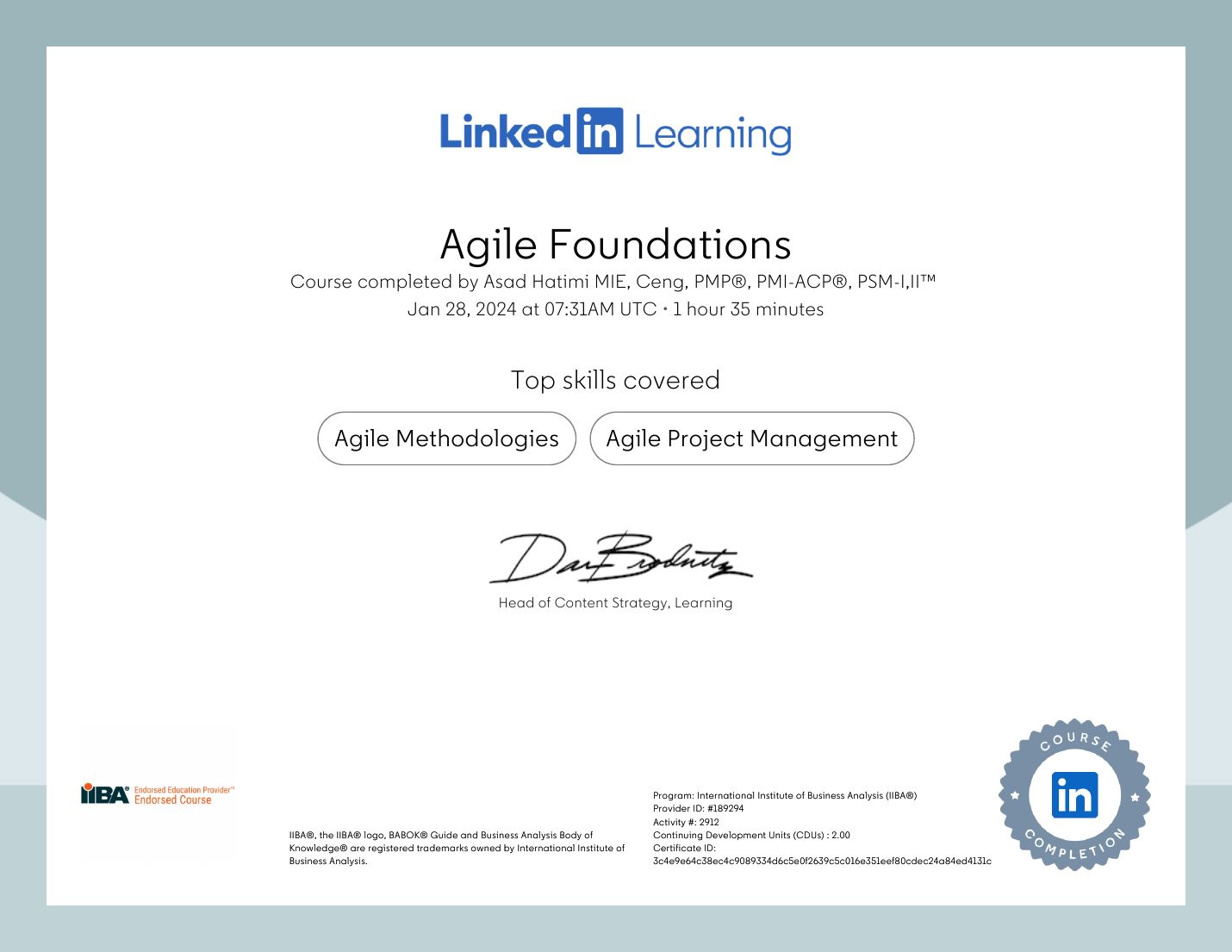Agile Foundations