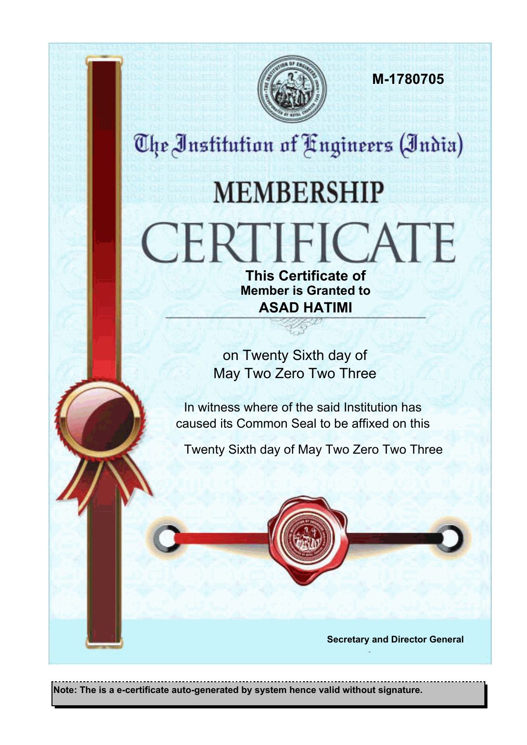 Fellow · Institution of Engineers (India)