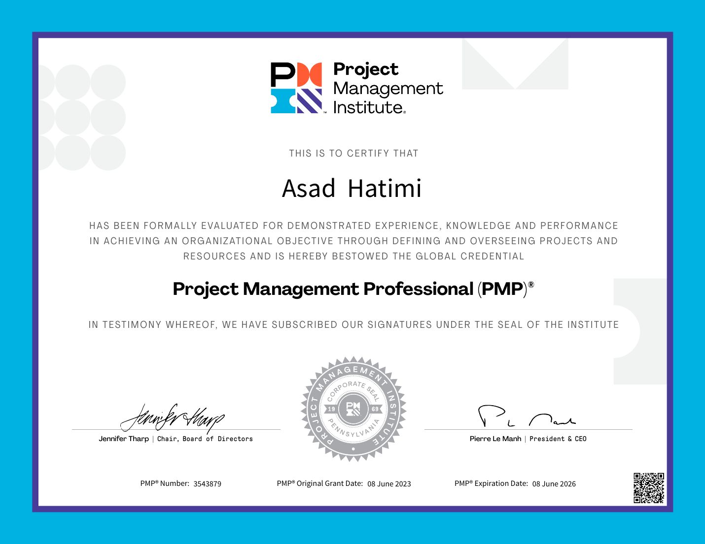 Project Management Professional